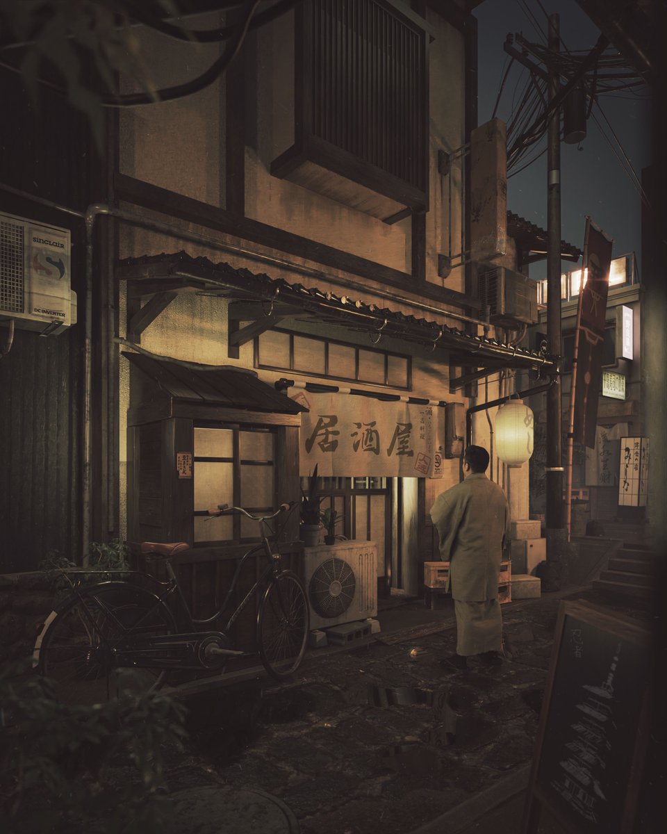 'Japanese Alley - Izakaya' by Aulivio Hariananda  

blenderartists.org/t/japanese-all…

#b3d #blender3d #blenderart #blenderrender #blendercommunity