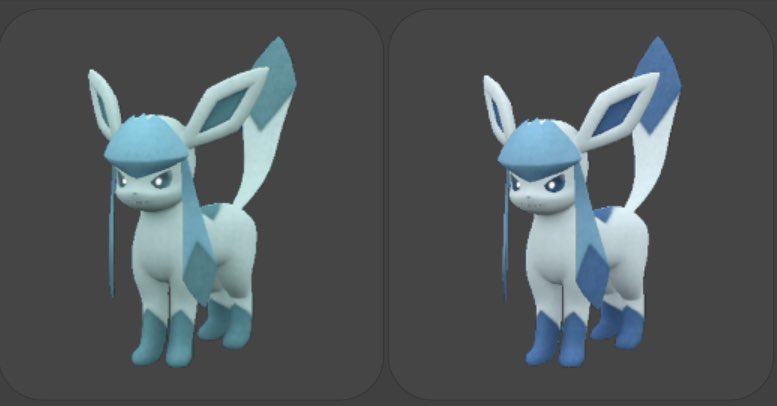 Are we sharing our hot take good shinies right now?
Because I love Glaceon’s. Even now. (Though yes it was better in the 2d games)