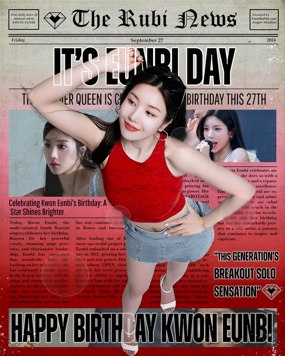 eunthality's tweet photo. Happy Birthday to our Kwon Eunbi💕
We'll always be here to watch you shine🌟
#루비의산타_은비의_생일을_축하해 #MerryEunbiDay
@KWONEUNBI https://t.co/b0YKkBLP3d