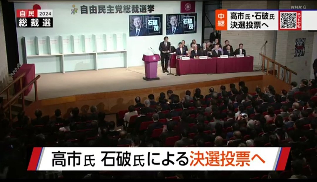 速報
高市早苗、石破茂が決戦投票へ
