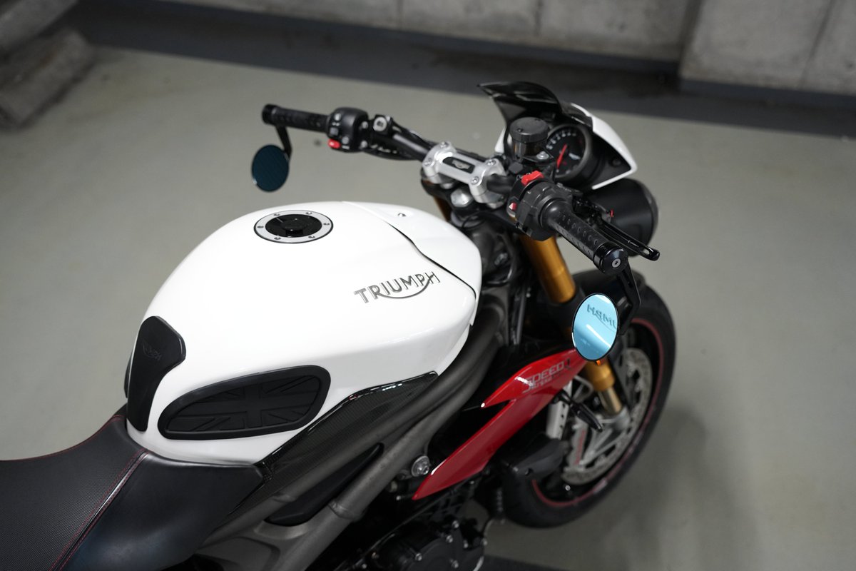 UdxCarwash's tweet photo. バイク洗車・コーティング専門店モトエステ秋葉原UDX駐車場店SNAP 広夢さん Triumph SPEED TRIPLE R を洗車させて頂きました。ご利用ありがとうございました。#triumph #speedtripler https://t.co/9zCia0vdj2