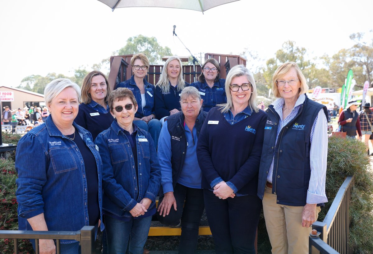 Introducing the team of ladies who make Henty happen each year, Belinda Anderson, Bec Clancy, Heather Barrett, Tania Knobel, Kayla Muller, Donna Taylor, Janice Driscoll, Felicity Klemke and Kim Woods. #hentyfielddays #henty #HMFD
