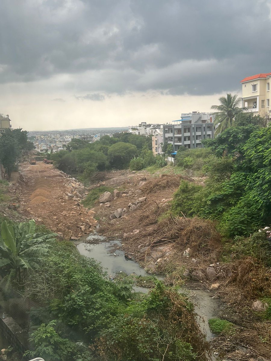 kabsons's tweet photo. @revathitweets But the Mafia does not care. Check the outflow of Lotus Pond. HMDA is busy destroying the green cover to make plots. They have blocked the outflow. Disaster will strike a few years later  a #Hydraa will again come and demolish. Who will stop this circus.  Fear of the government. https://t.co/icwWj8zk8b