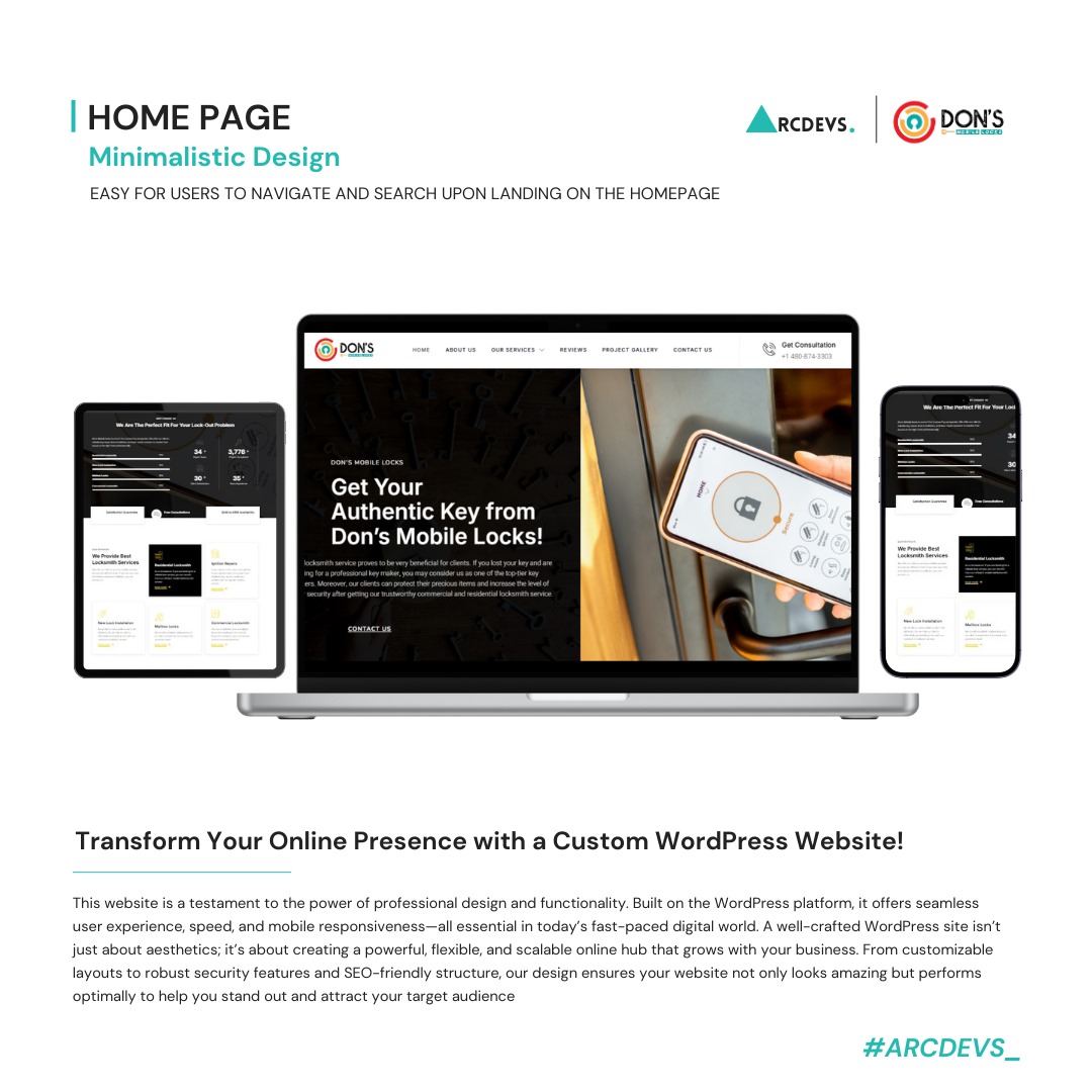 Elevate Your Brand With A Website That Truly Reflects Your Vision | #ARCDEVS #Website