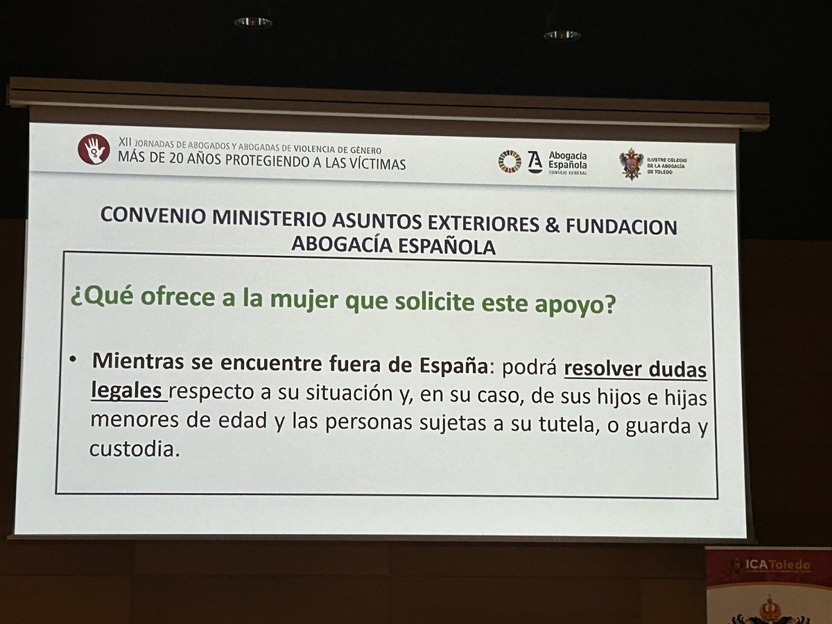MESA 5: TALLER SOBRE LA ORDEN DE PROTECCIÓN
EUROPEA Y PERSPECTIVA
INTERNACIONAL
Marta Holgado, fiscal.
Ana María Uría, abogada, Miriam de Andrés
Modera:
Sonsoles Prieto Antona. #JornadasVG24