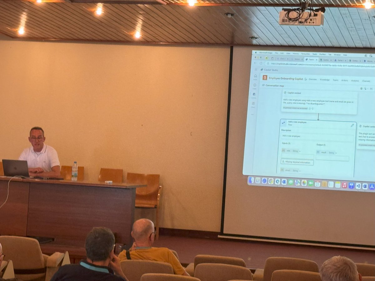 @CollabDaysPt : Last Saturday was one for the books! We had
"Extending Microsoft Copilot for Microsoft 365" with <a href="/PaoloPialorsi/">Paolo Pialorsi</a>
#CollabDays