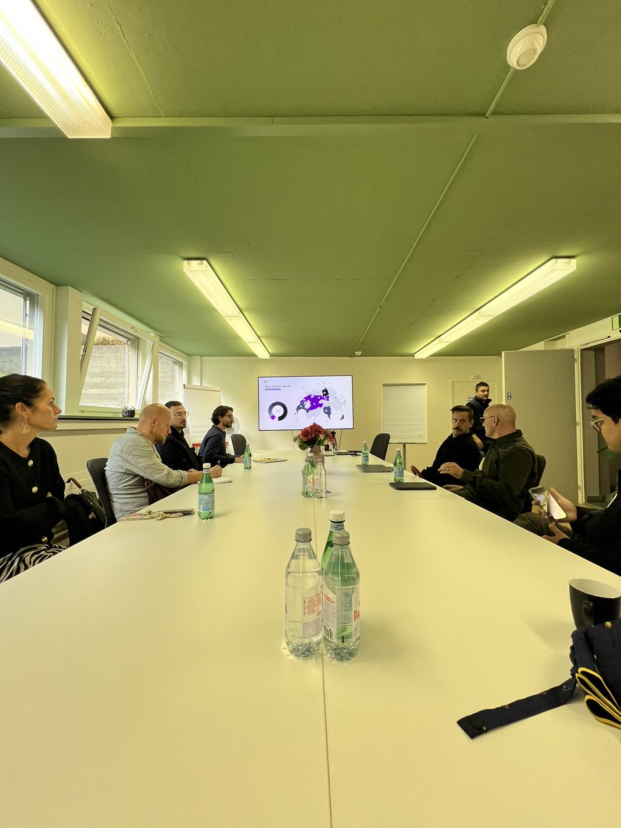 Amazing meeting with <a href="/ampdlabsio/">AMPD Labs</a> &amp; <a href="/steady_protocol/">Steady Protocol</a> with <a href="/CV_Labs/">CV Labs</a>.

Felt surreal to be at the same place where Cardano Foundation, Ethereum, Tezos and others call home.

iykyk