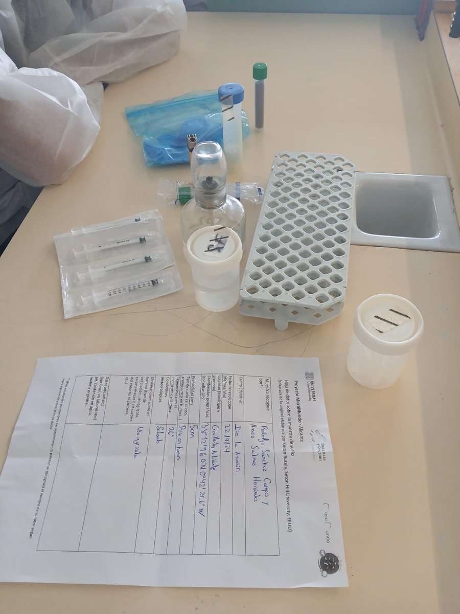 SWIAlicante's tweet photo. Todo preparado para encontrar a los productores de antibióticos. https://t.co/rRNTYSbOrL