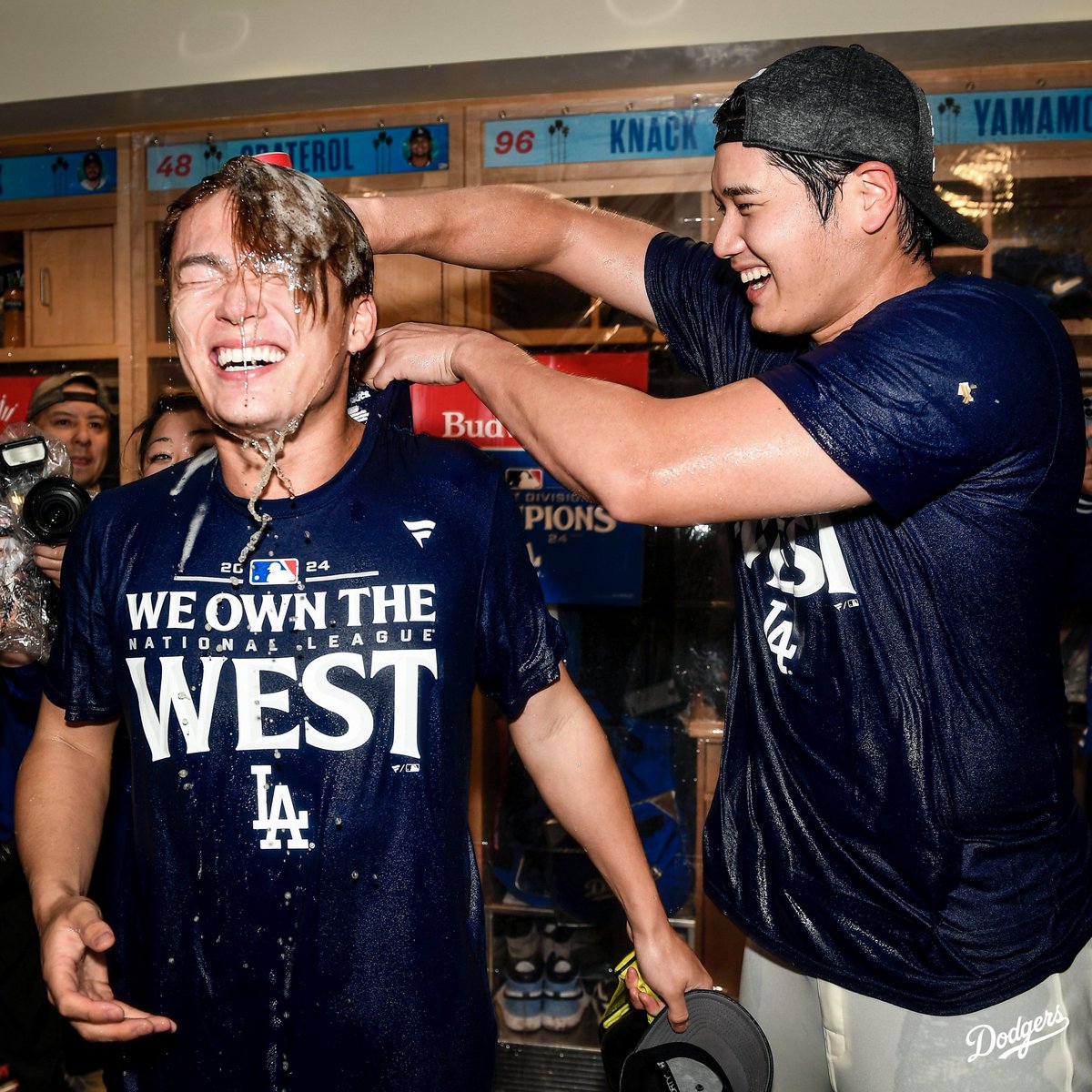 Dodgers's tweet photo. Shohei and Yoshinobu. 🥹 https://t.co/yf0IUF1pUp