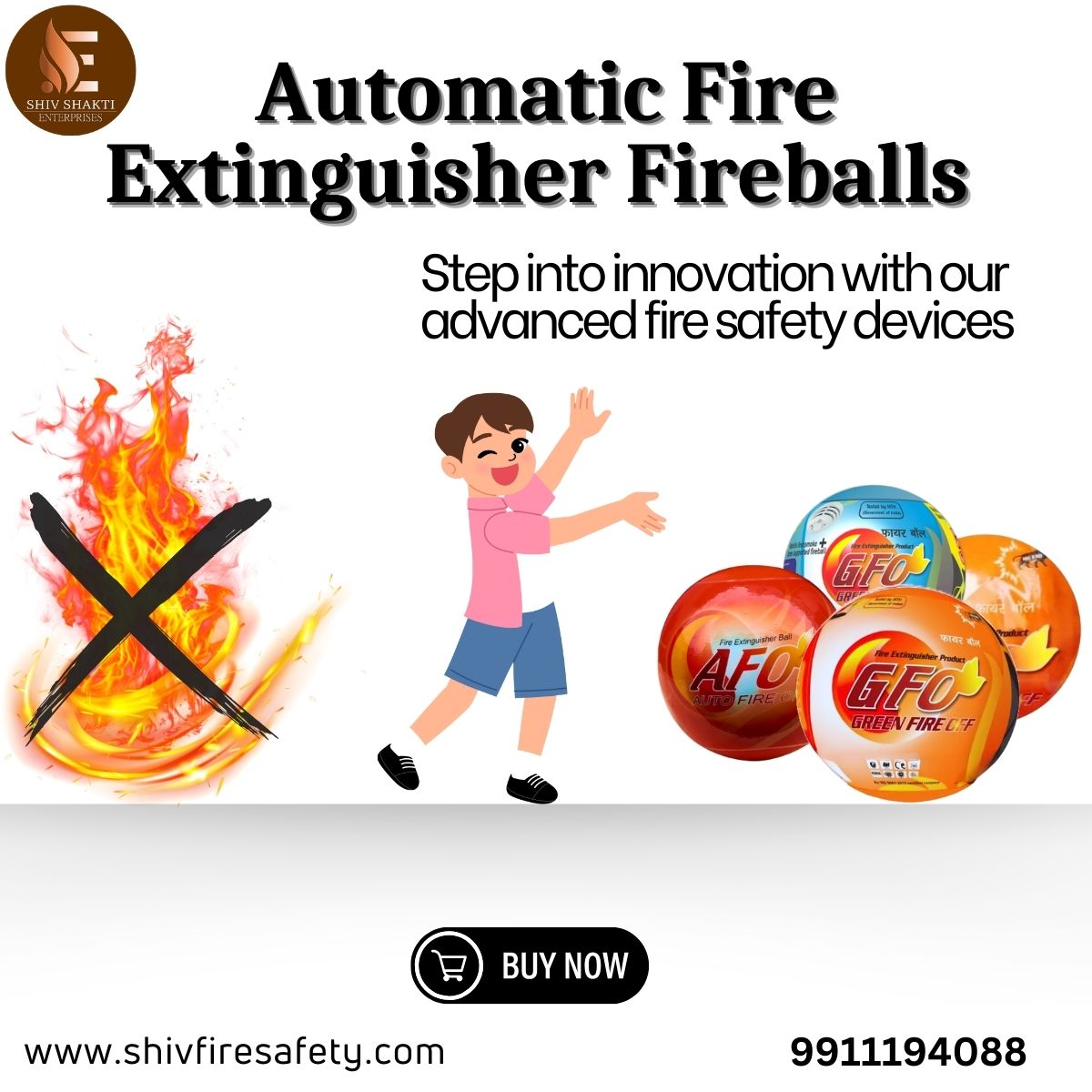 ShivshaktiE29's tweet image. Stay protected with automatic fireballs – the ultimate in fire safety tech. Fast, reliable, and automatic when you need it most.

#FireSafety #Innovation #AutomaticFireball #SafetyFirst #TechForGood