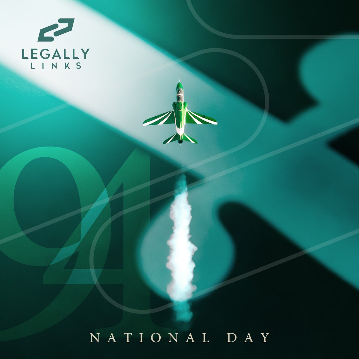 LegallyLinks's tweet photo. 94 عام من العطاء والإزدهار
كل عام ونحن نعانق السماء مجدداً 
كل عام ومملكتنا من عمار لعمار💚

#اليوم_الوطني_السعودي_94📷 
#نحلم_ونحقق https://t.co/LzOtZRk1E9