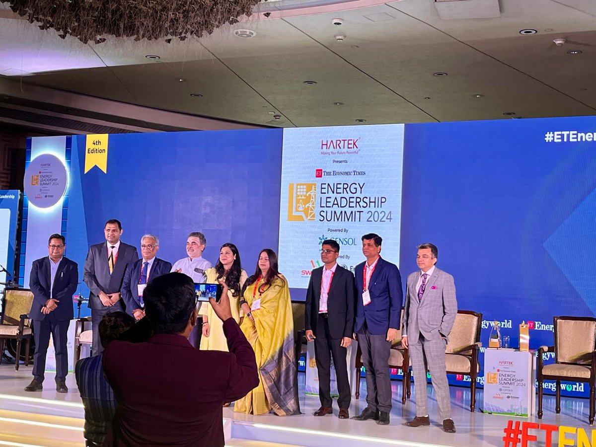 At the ET Energy Leadership Summit and Awards 2024, Mr. Rajeev Kumar, Head (Marketing and O&amp;M),  emphasized the company’s pivotal role in advancing clean energy solutions.