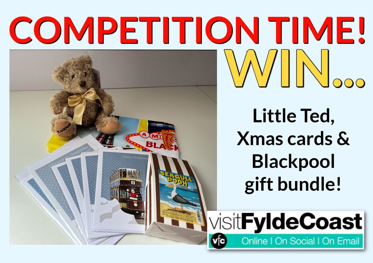 🥁DRUMROLL.... #competition just launched!

🥳WIN this #Blackpool Teddy &amp; Gift Bundle with Visit Fylde Coast!
👉All you have to do for a chance to win is ENTER YOUR DETAILS AT THE LINK - and share!

Enter here👉bit.ly/comp-bpl-ted