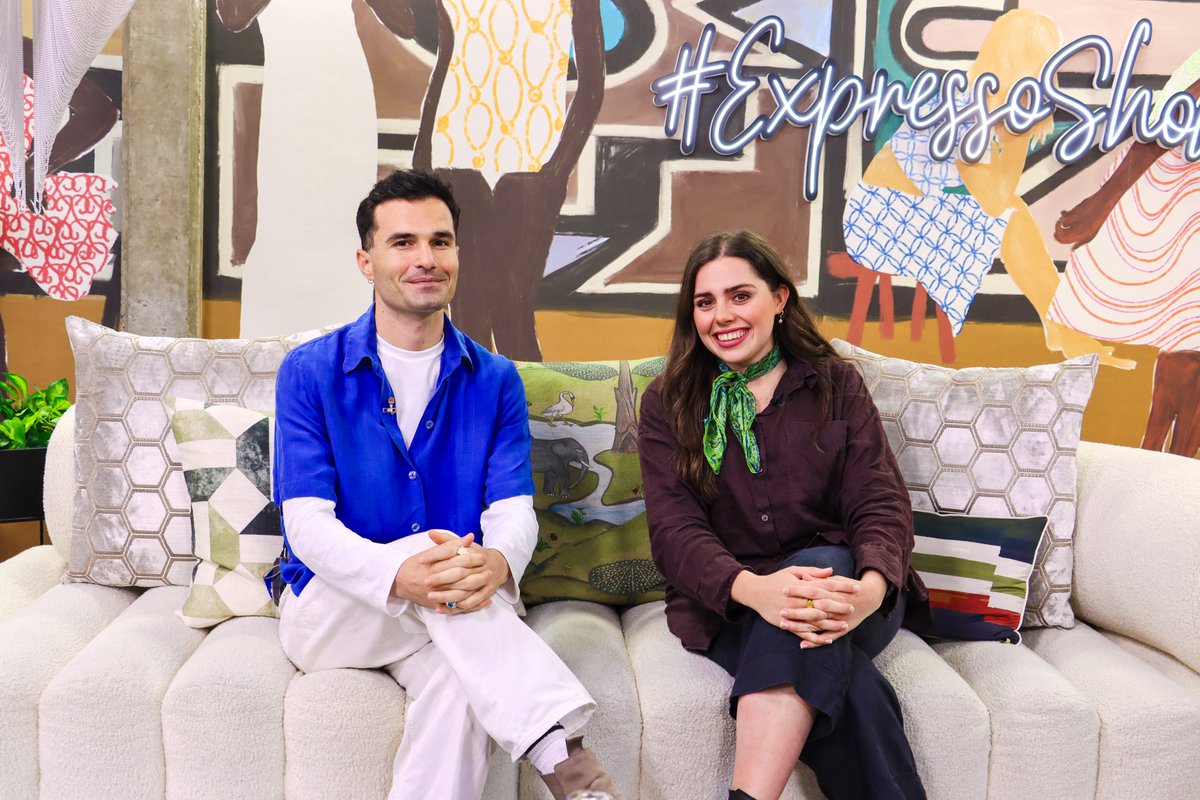 expressoshow's tweet photo. The wait is finally over! South Africa’s newest interior design competition, @MyDesignRulesTV, is about to premiere this Sunday at 7 PM on S3.  
Meet colleagues-turned-friends, Hannah Morgan and Keaton Messina. They are stepping into the spotlight for the CTM bathroom challenge in EP 1, and we can’t wait to see their design journey. #MyDesignRules #ExpressoShow