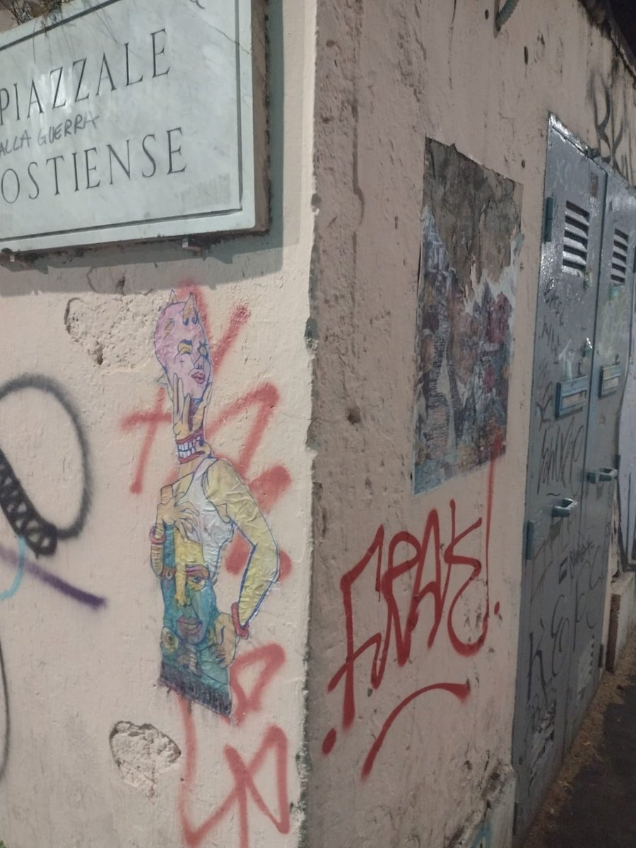 Daxterpiece's tweet image. frame 01...

My friend Spun and I, on the corner facing the pyramide in ROME.

when I was visiting artist @AmAcademyRome last fall.

I made 2 of this frame.  The rest of the loop I created this September
#artistprocess