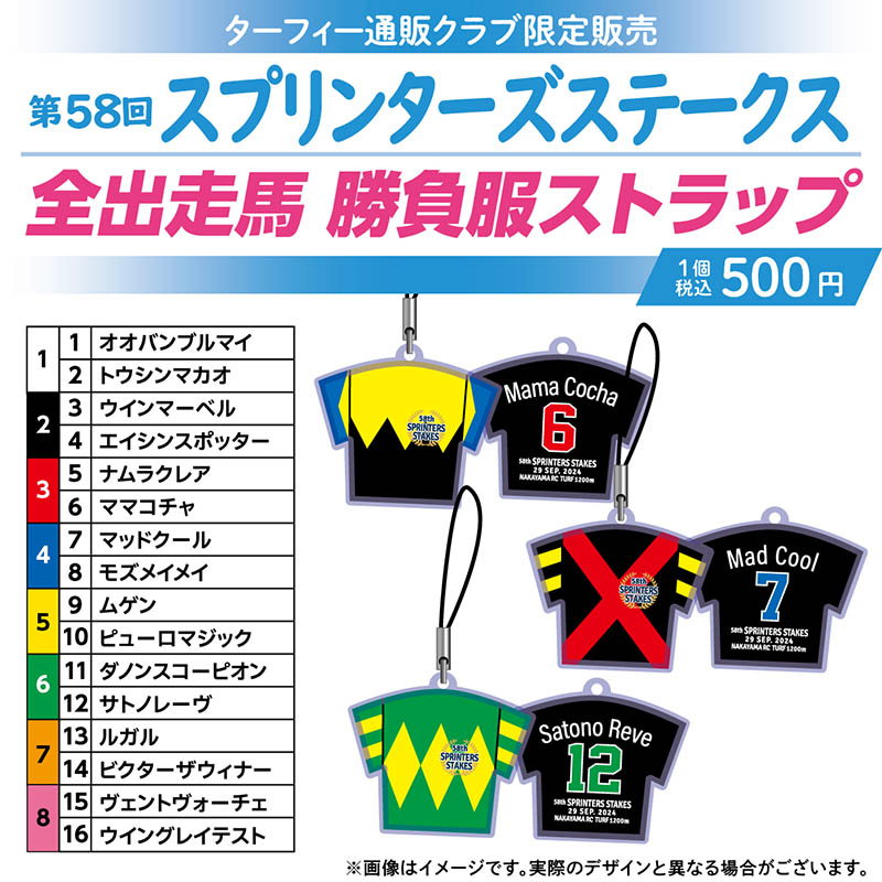 期間限定発売！】 9/29(日)に行われる第58回スプリンターズSの馬番