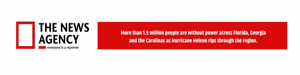 TheNewsAgency1's tweet photo. #HurricaneHelene #Helene2024 #HeleneLandfall #FloridaPanhandle #HeleneUpdates #StormTracker #HurricanePreparedness #GulfCoastStorm #Category3 #StaySafeFlorida #HeleneImpact #WeatherAlert #HeleneWatch #powercut #Georgia #CarolinaSamani https://t.co/1m2huETwvi
