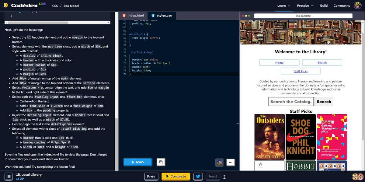 AlexLight_96's tweet image. Local Library 📚 #CodédexLocalLibrary @codedex_io