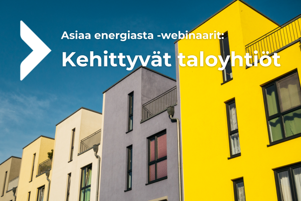Kehittyvä ja aktiivinen #taloyhtiö uudistaa tekniikkaa ja toimintatapoja, joilla se hallitsee #energia'kustannuksia ja varmistaa mahdollisuudet osallistua energiamarkkinoille, sanoo Motivan Teemu Kettunen. Lokakuun #energianeuvonta webinaareissa kuulet lisää tulevaisuuden