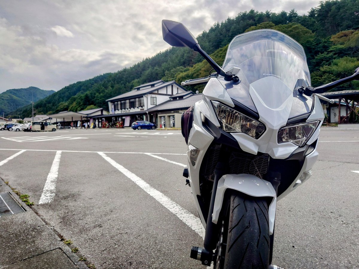 Ninja650_D's tweet photo. 久しぶりにお休みとって長野1泊ツーリング！
雨降らないといいなぁ🙏
#道の駅マルメロの駅ながと https://t.co/54BrxZALLl