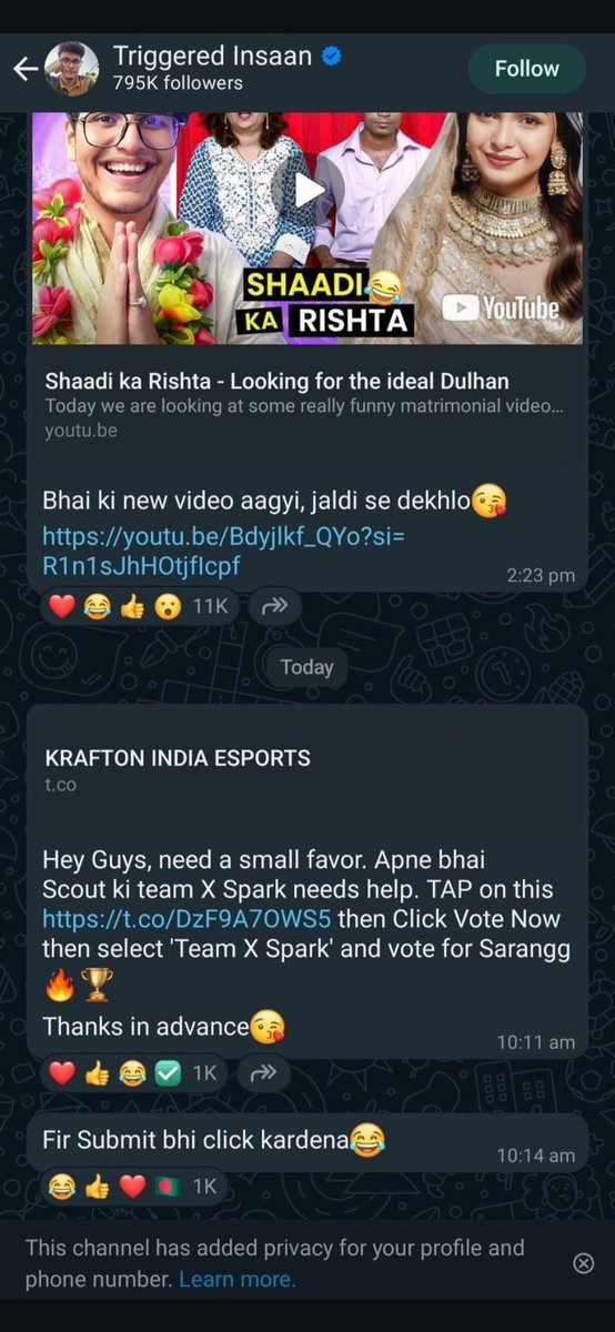 This is called Insecurity! Scout op 

Le <a href="/TriggeredInsaan/">Nischay Malhan</a> 👶 Is hi link pe click karke Jonny ko vote kiya hai.