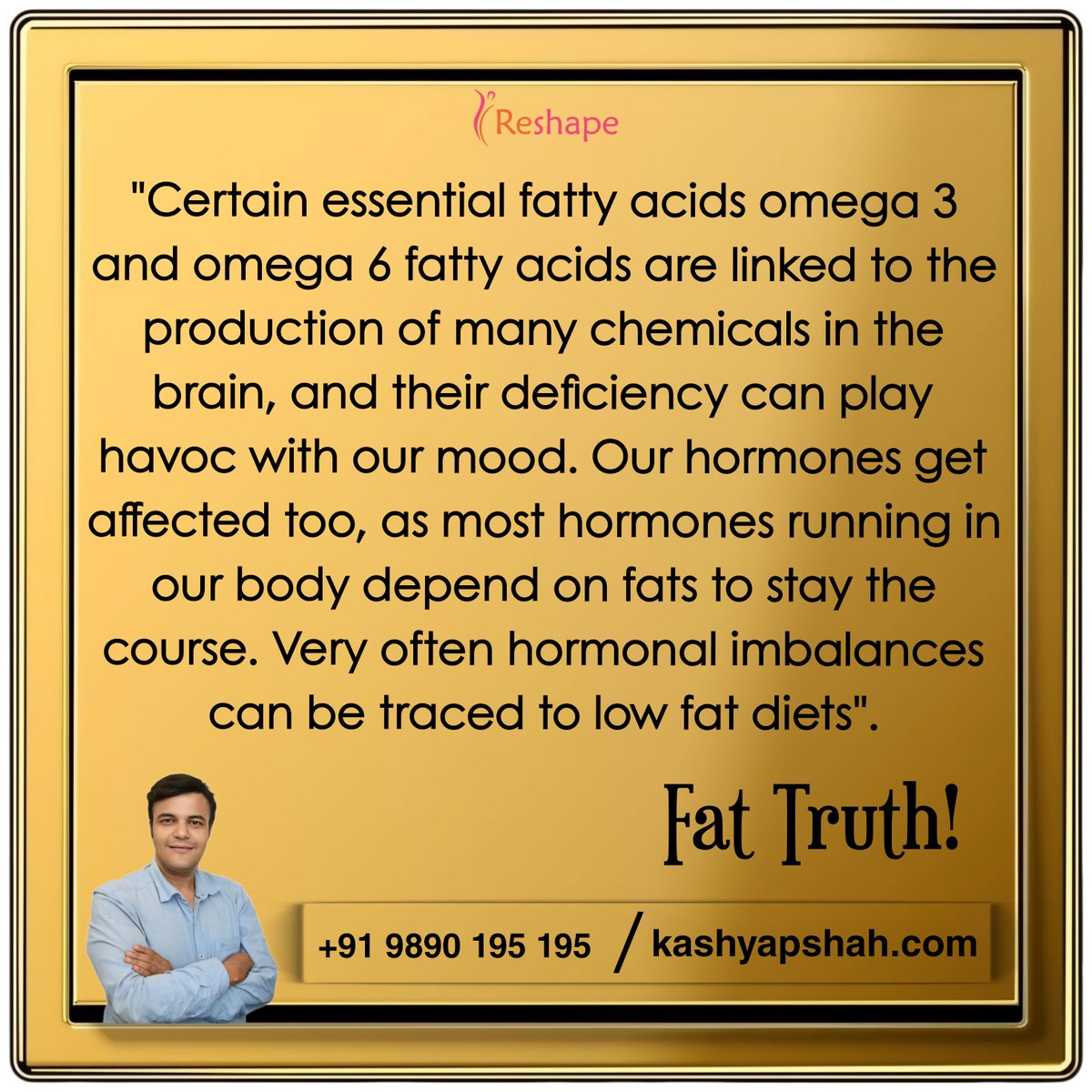Dr_KashyapShah's tweet image. The Importance of Essential Fatty Acids in Your Diet!
.
.
.
.
.
#essentialfattyacids #healthyfats #healthydiet #nutrition #omega3 #omega6 #healthylifestyle #reshapeclinic #drkashyapshah #fitness #athletes #parents #healthconscious #wellness