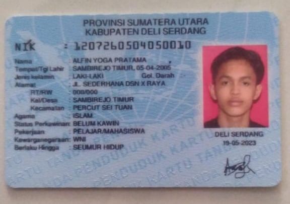 ZaldiaZaldi's tweet photo. Penipuan online, sudah transfer lalu kabur dan blokir whatsapp

nama : Alfin Yoga Pratama
TTL : 05-04-2005
Alamat : Jalan Sederhana DSN x Raya, Desa Sambirejo Timur, kec. percut sei tuan, kab deli serdang
nome rekening : 1859629343 BNI https://t.co/SaTcHBl3yR