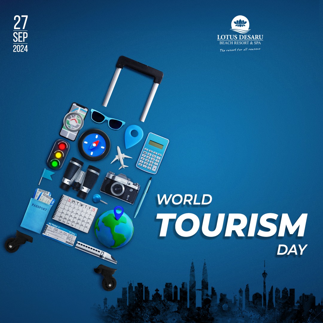 lotus_desaru's tweet photo. Every corner of the earth has a story to tell. Here's to exploring them all.
Happy World Tourism Day! 
#lotusdesarubeachresort #LotusGroup https://t.co/AntmVVqLTU