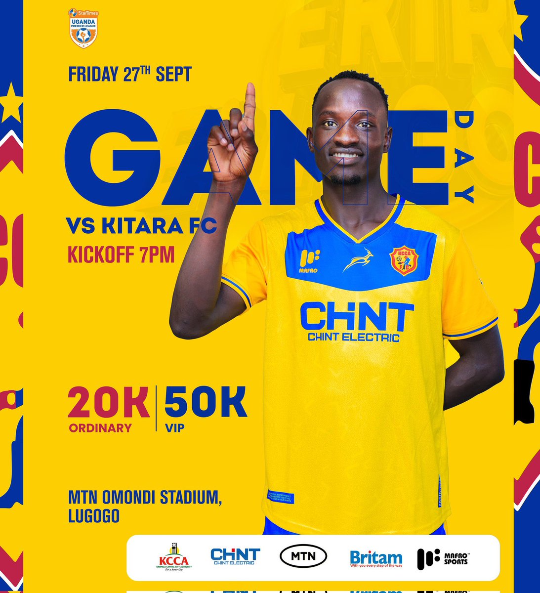 DifferenceOffi3's tweet image. Game day 3  As @KCCAFC host the new kid on the block @KitarafcHoima 
Catch the game live or Order your tickets via @QuicketUG 
#USFN