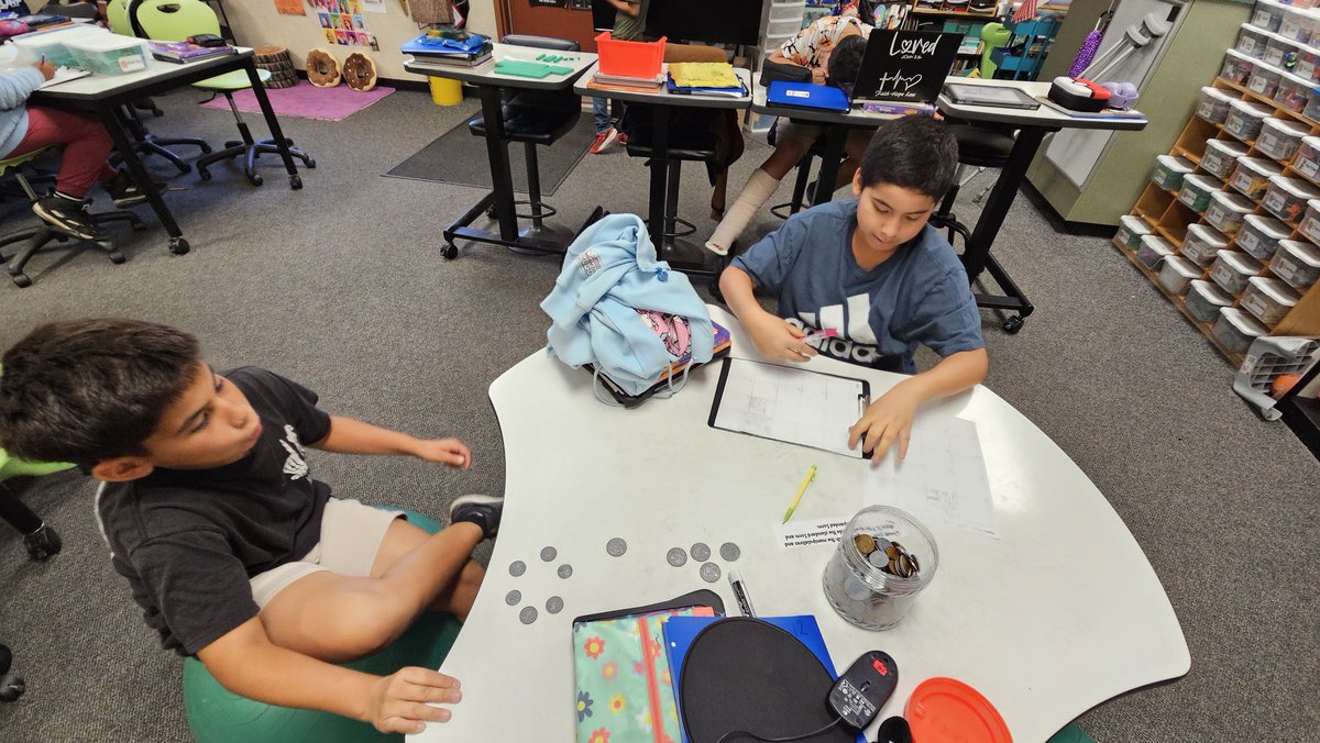 SweetScholars's tweet photo. Decimals are all around us! These scholars worked hard to apply their knowledge of decimals with a series of tasks. #4Cs #RealWorldApplication #MakingConnections #FalconsUnitedInExcellence #ProudToBeVVUSD @FalconsAvalon https://t.co/uQ5MVvEQyq