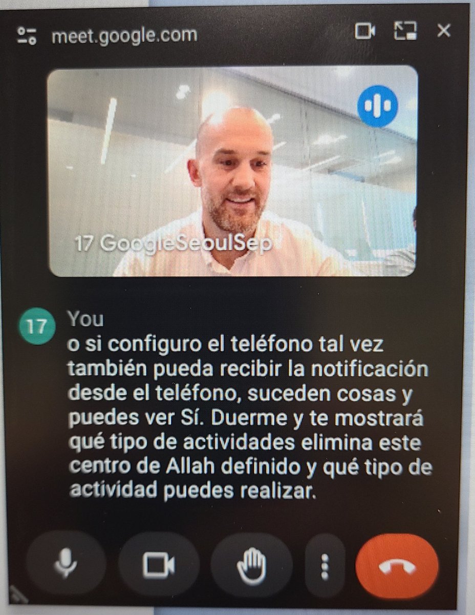 Very exciting to get a sneak peak from <a href="/appseducom/">AppsEDU</a> and <a href="/googlekorea/">Google Korea</a> at the powerful live translation coming to #googlemeet powered by #gemini. 

The speaker talked in English, w/ a Korean accent, and the Spanish output was impressive! 

Massive #UDL opportunity incoming!