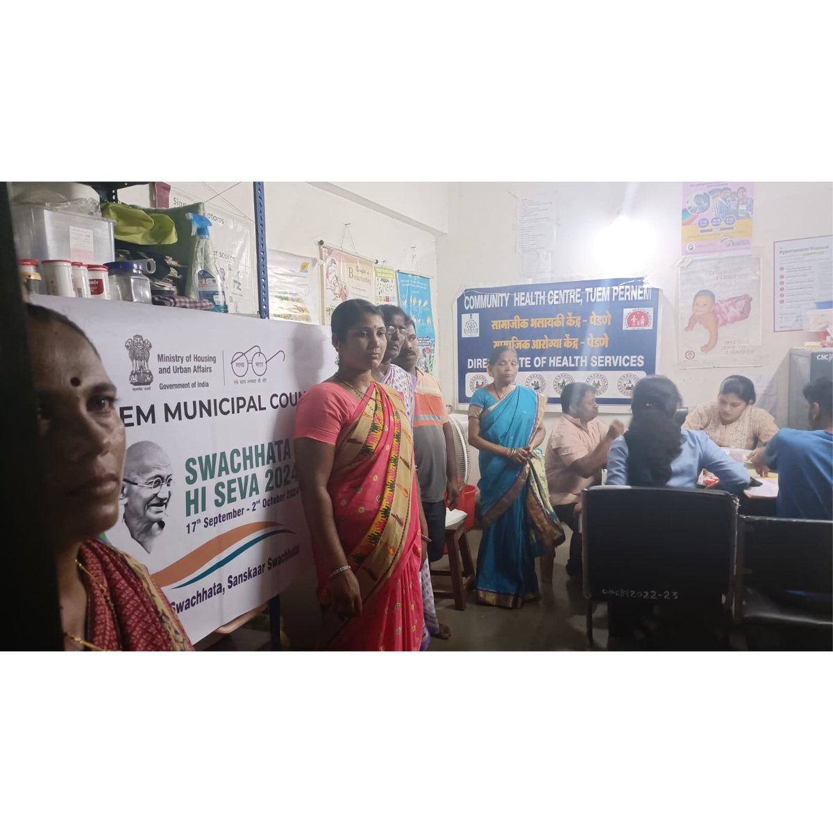 PernemC's tweet photo. On the Occasion of Swachhata Hi Seva (SHS) 2024, this Council carried out Health Checkup (SafaiMitra Suraksha Shivirs) for Safai Karamcharis with the theme of ‘Swabhav Swachhata – Sankar Swachhata’ 
ULB Code-803241
#shs2024 #swachhbharatmission #swabhavswachhata #sanskarswachhta https://t.co/6uvlRFCl2d