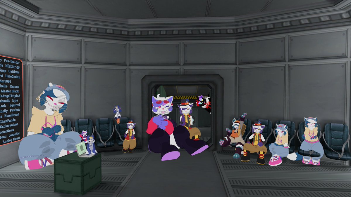 StandOutBruh's tweet photo. I forgot to talk about how wonderful the Yonkagor Addict meet ups I've been to have been. They're so much fun and I love talking to people there. here's the group!

Vrc Group: https://t.co/CDegzZDtCi https://t.co/uMi6YLenUG