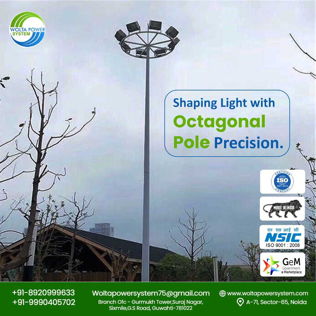 PowerWolta's tweet image. 🔆 Illuminate your spaces with precision and durability! Wolta Power System's Octagonal Poles are engineered for strength, stability, and perfect lighting solutions. 

📞 +91-8920999633 | +91-9990405702
🌐 woltapowersystem.com

#WoltaPowerSystem #OctagonalPoles