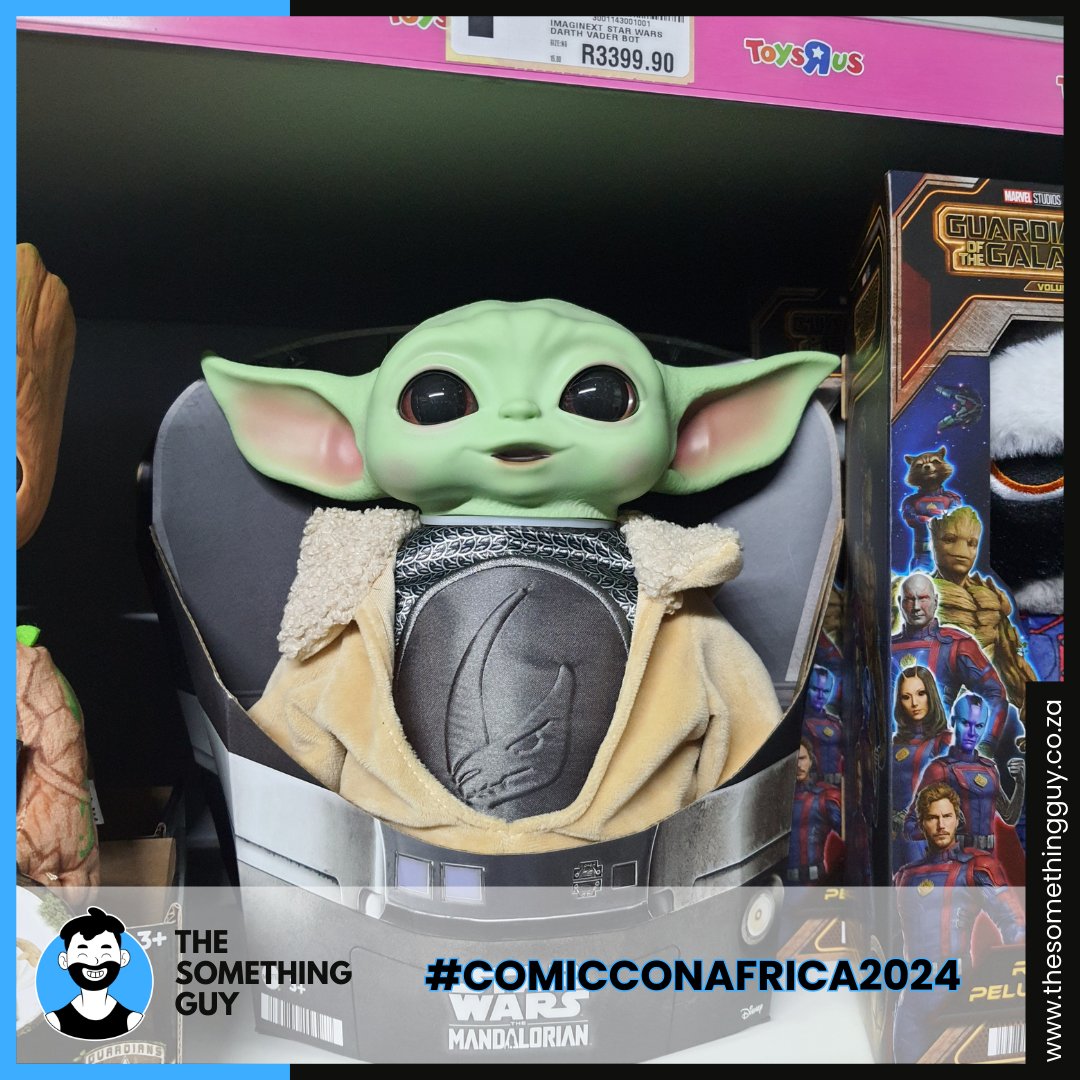 thesomethingguy's tweet photo. BABY YODA! Check them out at the Toys R Us Section at #KidsCon inside @ComicConAfrica #CCA2024 #TheSomethingGuy https://t.co/1Lut1HJ3nm