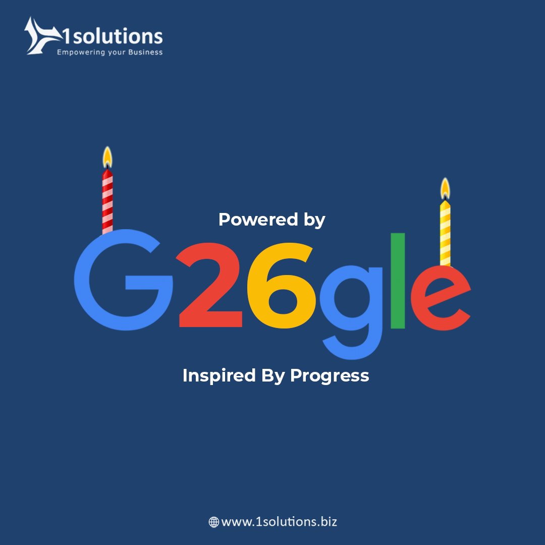 1solutionsbiz's tweet photo. Celebrating 26 years of @Google ๐
At ๐๐๐จ๐ฅ๐ฎ๐ญ๐ข๐จ๐ง๐ฌ, we honor Googleโs role in driving innovation and empowering digital growth through SEO and marketing strategies. Hereโs to more progress and possibilities!
#googlebirthday #DigitalMarketing #SEO #Innovation #1Solutions https://t.co/wTYUhMijcZ