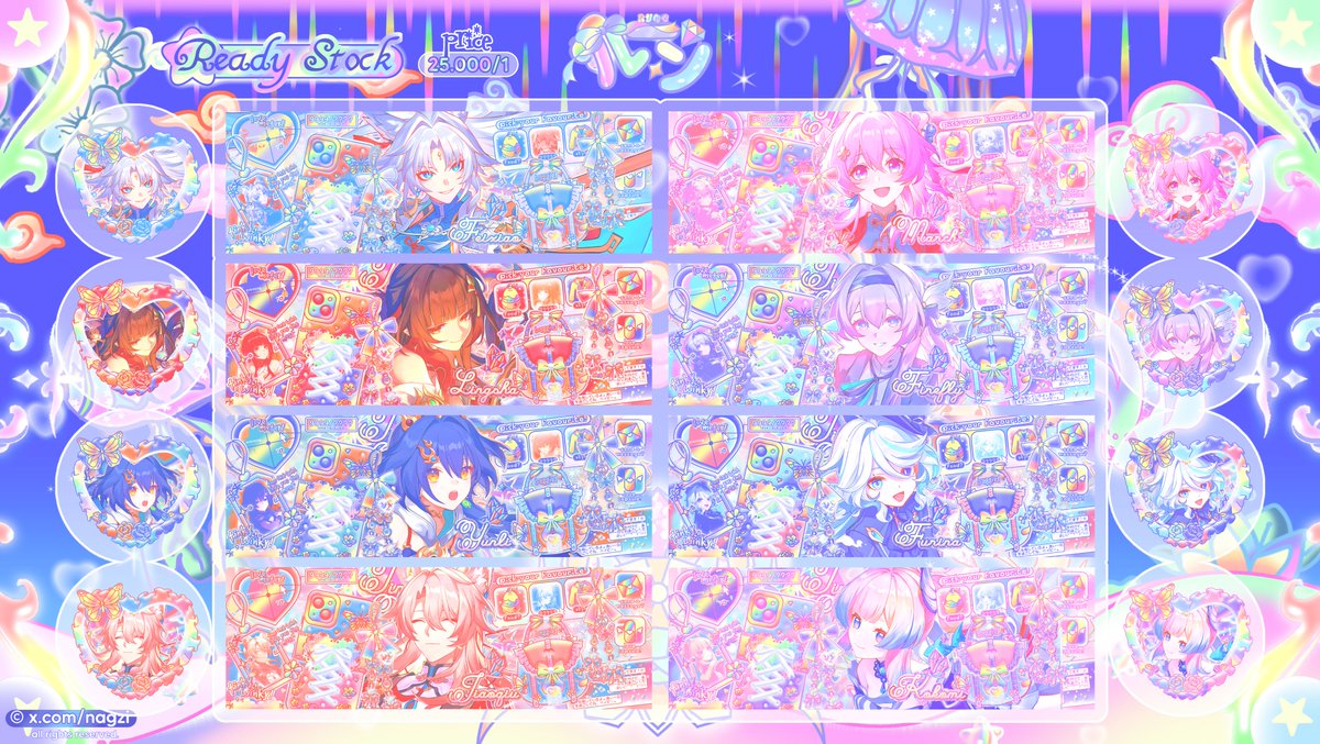 any rt will be cherished ♡!

haloo! rune kembali membawa layout ready stock genshin, hsr, enstars, etc ☆! price on pic

bisa ditake jam 19.45 WIB melalui dm! [with fee booking +2K/1] ♡ normal price jam 20.45 WIB

details boleh cek di reply yaa, thank you! #zonauang #zonaba