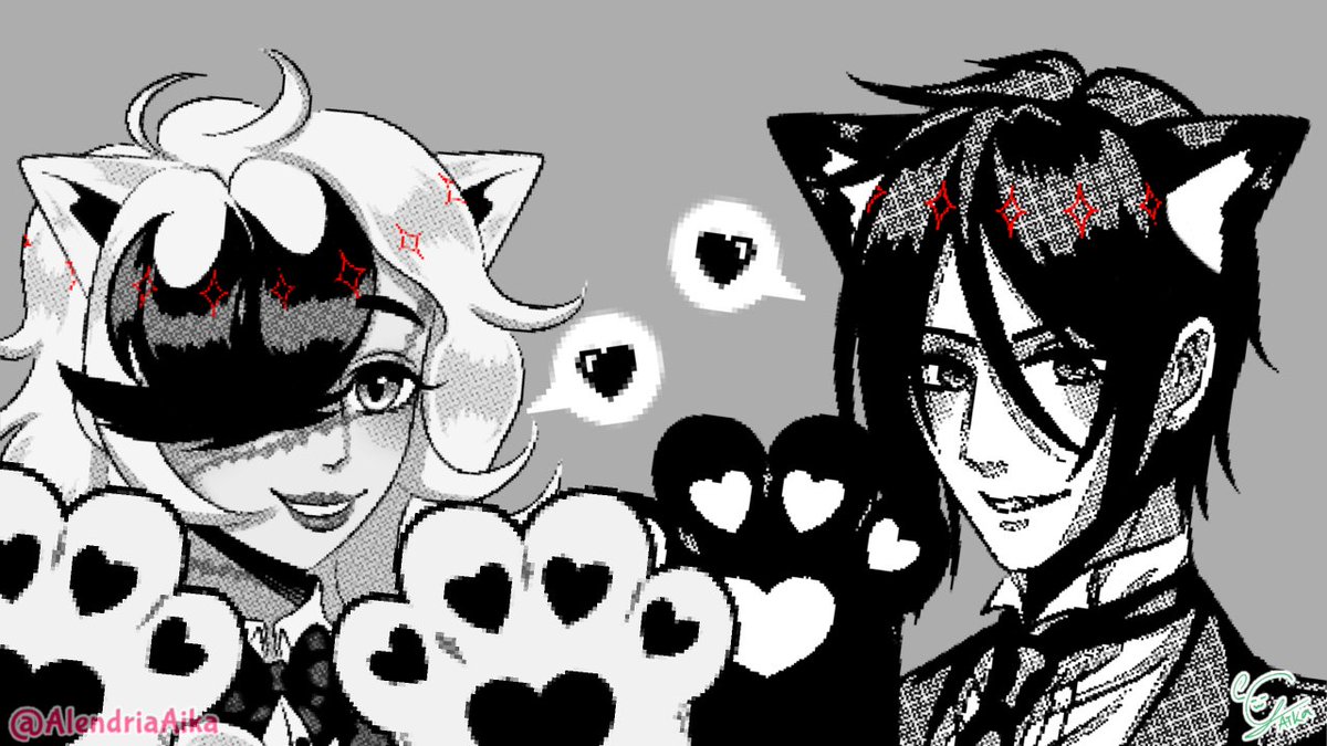 AlendriaAika's tweet photo. My second comm for the b-day gurlll ♡ @KuronetteR62441  💕

Check my page or message me if you want this commission ♡

#黒執事 #Blackbutler #fanart #Pixelart #artcommissions #Commission https://t.co/h2LId3IU8F