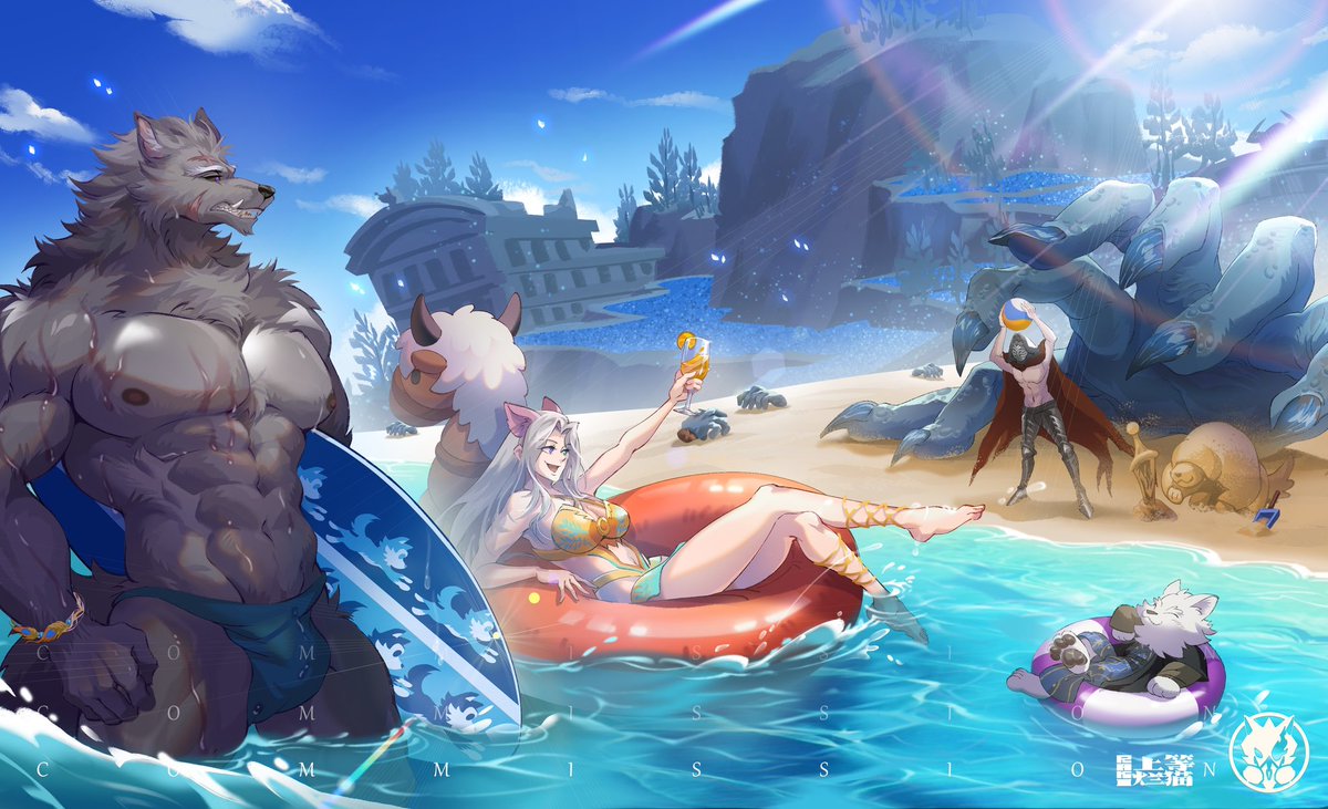 Beach party at Cerulean Coast
#ELDENRING #ShadowoftheErdtree #blaidd