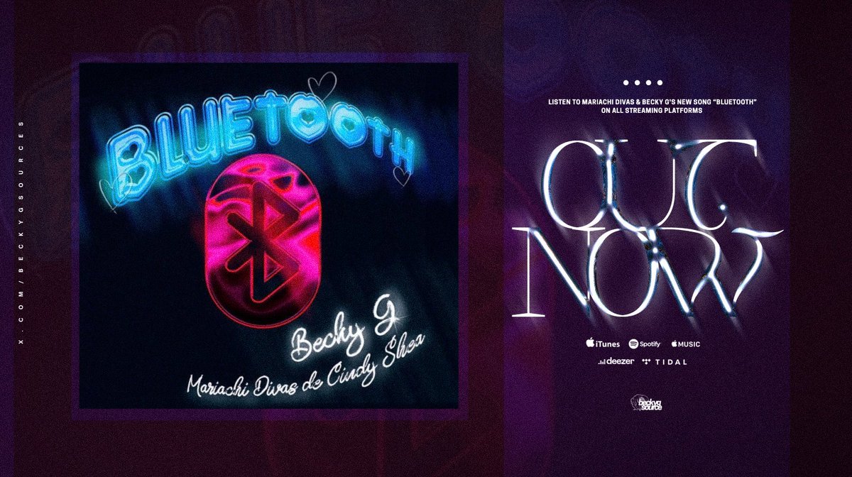 .<a href="/iambeckyg/">Becky G</a> &amp; Mariachi Divas de Cindy Shea’s new single “BLUETOOTH” it’s available now on all digital platforms.