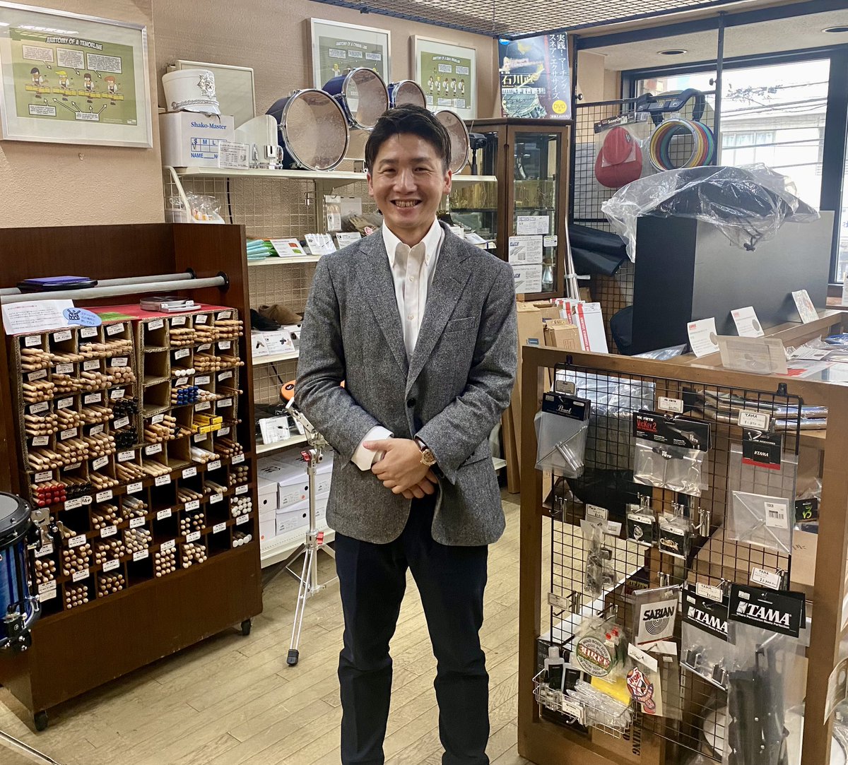 9/27  ダイナスティジャパンの横田 真育 新社長にご来店いただきました。

#musicmart #musicmartjp