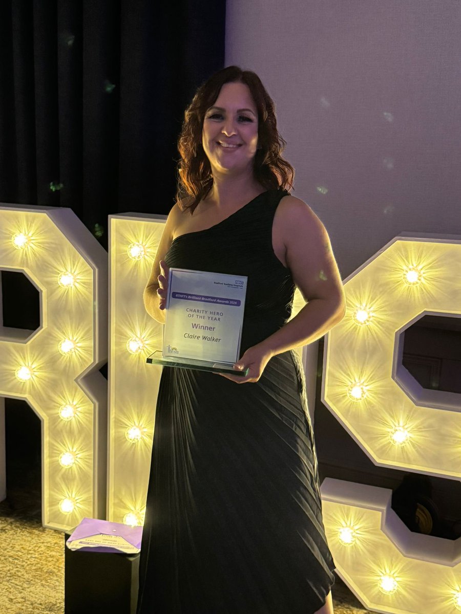 claire walker (@clairegearie09) on Twitter photo Well that was a fantastic night, I feel truly honored to have won!! And I know Axl will be proud <a href="/BTHFT/">Bradford Teaching Hospitals NHS FT</a> <a href="/BTHFTCharity/">Bradford Hospitals Charity</a>
#charityherofotheyear2024 Well that was a fantastic night, I feel truly honored to have won!! And I know Axl will be proud <a href="/BTHFT/">Bradford Teaching Hospitals NHS FT</a> <a href="/BTHFTCharity/">Bradford Hospitals Charity</a>
#charityherofotheyear2024