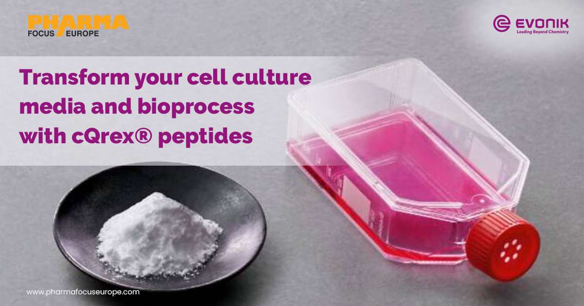 pharma_eu's tweet photo. Unlock bioprocess potential with Evonik's cQrex® peptides! Elevate productivity &amp; efficiency in biopharmaceutical manufacturing. Discover the benefits of our premium ingredients

https://t.co/kJpCnuSttC

#cQrex #peptides #cellculture #evonik #biopharma #lifesciences https://t.co/MOv2MR5yFi
