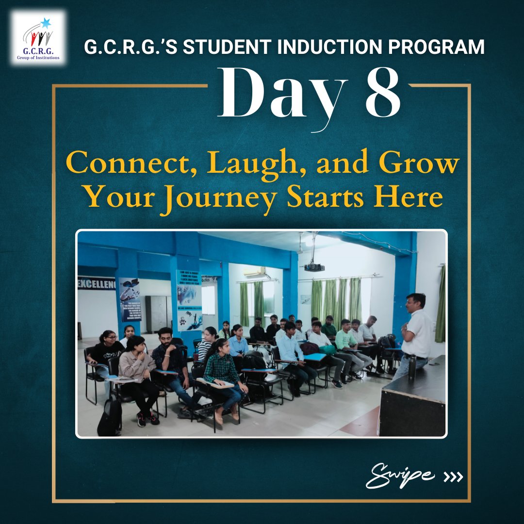 GcrgGroup's tweet image. Day 8 of our student induction program at GCRG College from engaging classroom sessions to exciting fun visits!  

#GCRGInduction #StudentLife #LearningAndFun #NewBeginnings #CollegeJourney #GCRGFamily #LifelongMemories