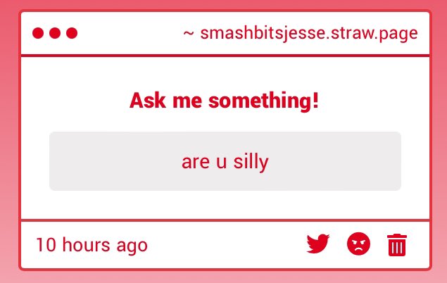 SmashbitsJesse's tweet photo. What’s your definition of 'silly'? https://t.co/256cwwkwCC