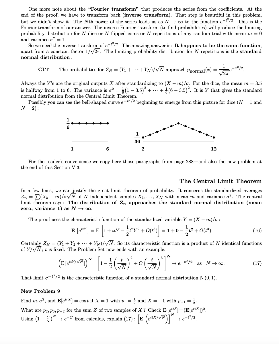 alexbilz's tweet photo. Additional details on Gilbert Strang's short proof of the Central Limit Theorem: https://t.co/zq1dA8byoH