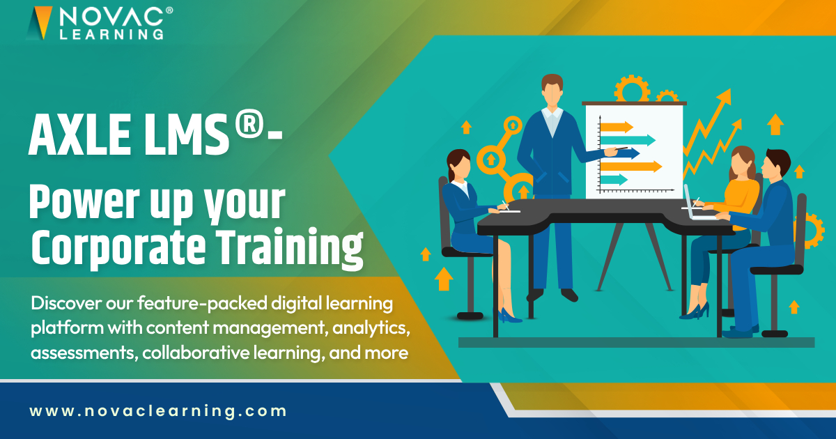 novaclearning's tweet image. Train your workforce across all levels effectively with AXLE LMS®, offered by Novac Learning. Enable your employees to perform their best with interesting courses, engaging modules &amp;amp; highly customized learning experiences. 
Visit - novaclearning.com/learning-manag…
#novaclearning #axlelms
