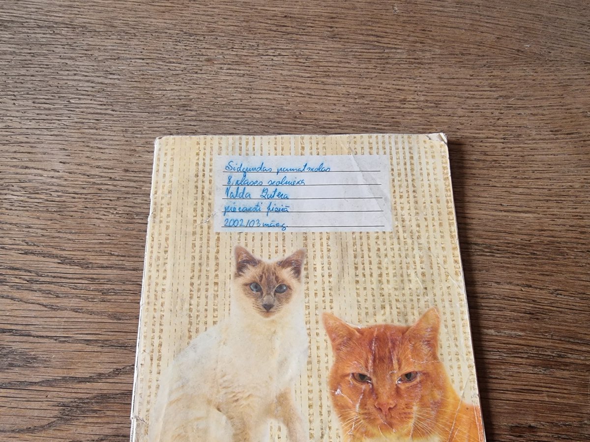 Fizikas izglītību iesāku ar kaķiem uz vāka! 😅