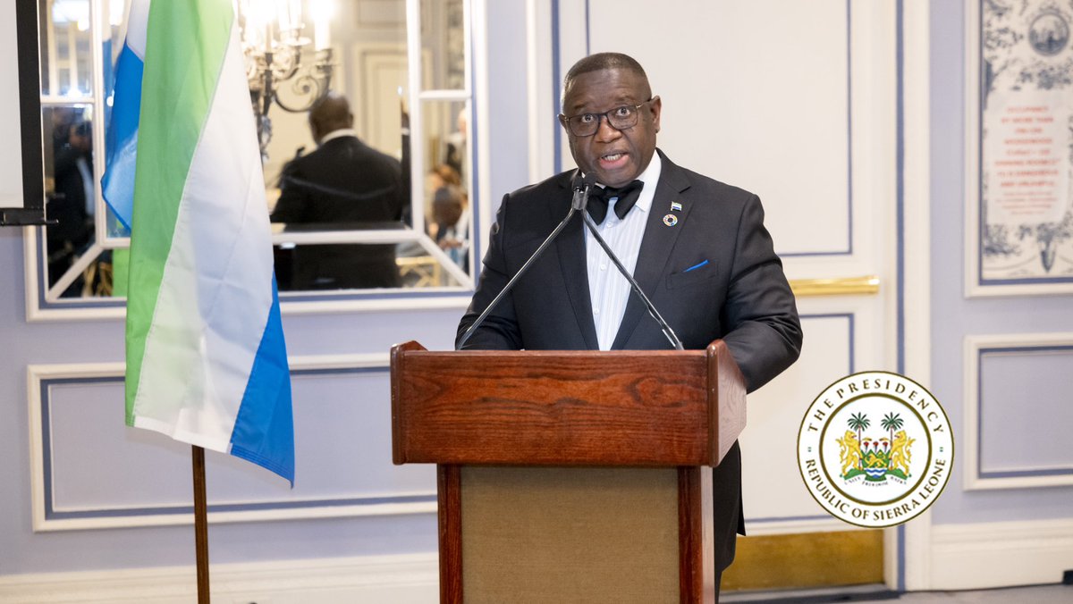 Julius Maada Bio tweet media